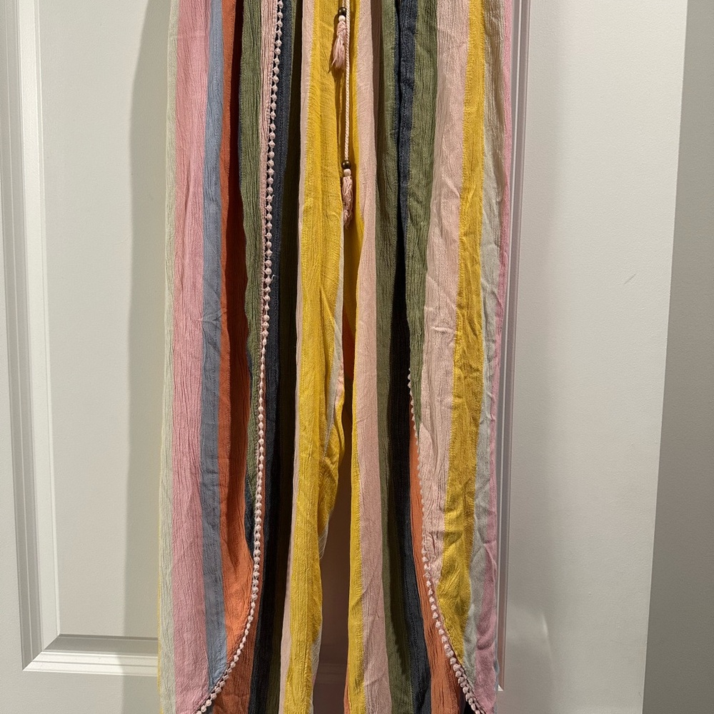Angie Multicolor Striped Pants
